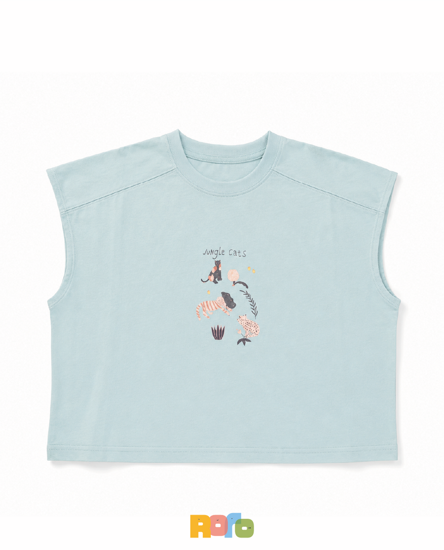 Unisex Sleeveless Graphic Top - Style 003