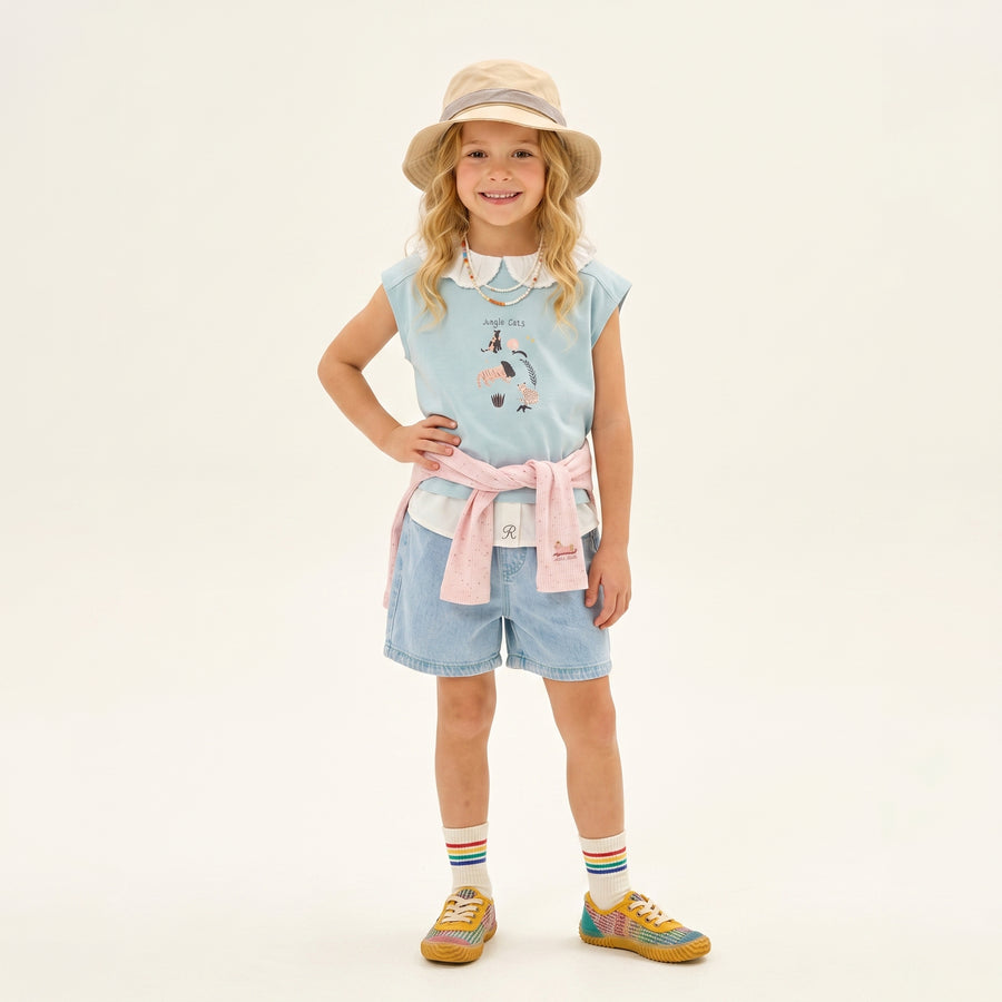 Unisex Sleeveless Graphic Top - Style 003