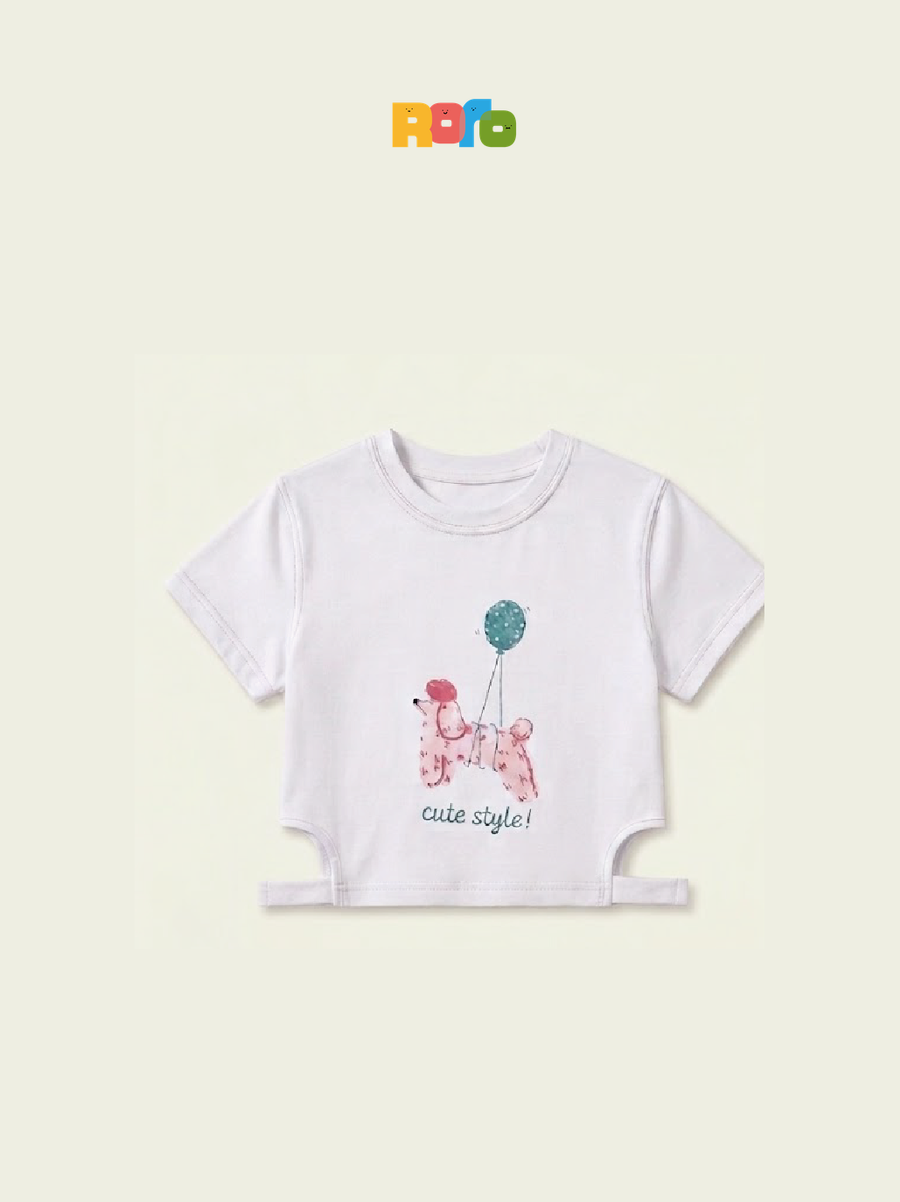 Girls Short Sleeve Graphic T-Shirt
